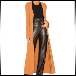 ALC knit button up midi sweater / dress